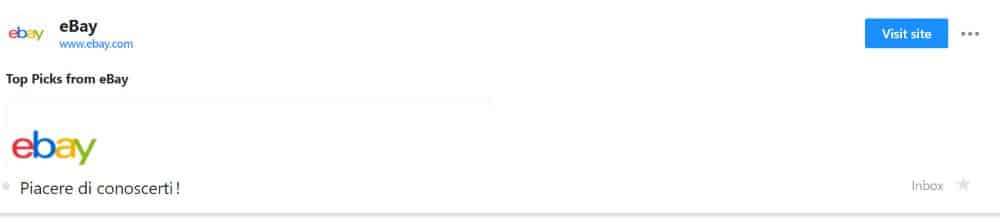 ebay registrazione